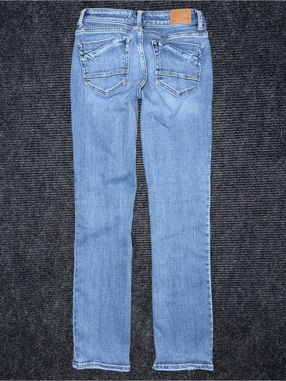 Buckle BKE Stella Slim Fit Low Rise Straight Stretch Blue Jeans 26 x 31 ABK2632S - Picture 2 of 10